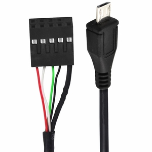 Customized Mini 5P Micro 5P Spacing 2.54-2X5P 9-Hole 9-Female USB Terminal Cable <strong>Wires</strong> Cable Assemblies - Product Image 5