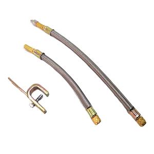 Adaptadores de Extensión de Válvula de Neumático de Alambre Trenzado Flexible de Acero Inoxidable - Product Image 2