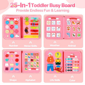 Nouveau autisme préscolaire feutre occupé activité livre de conseil enfant en bas âge jouets sensoriels éducatifs Montessori feutre jouets et planches à jouer - Product Image 2