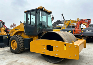 Used XS223J Vibratory Road <b>Roller</b> Single Drum Soil Compactor Powerful Engine <b>Large</b> Ground Contact Pressure . - Product Image 4