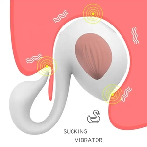 YPM vente ventouse de clitoris en forme de cygne 10 Modes Vibration aspiration mamelon Clitoris Stimulation point G succion vibrateur - Product Image 3