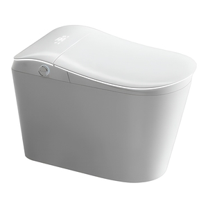 LAKOO Toilette Intelligente Moderne avec Lavage Frontal Féminin, <span class=keywords><strong>WC</strong></span> Intelligent au Design Courbé Élégant avec Télécommande Sans Fil pour Maison/Hôtel - Product Image 1