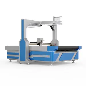 Digital Flatbed Cutting Table PU Natural Genuine Leather Sample Shoes Cutting For Leather Shoes Making Machine