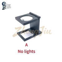 Loupe d'impression 10X à cadre métallique, testeur de lin, lentille grossissante durable pour accessoires de machine d'impression, pièce de rechange