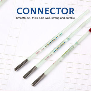 便携式冰钓鱼竿超短玻璃迷你海竿，用于鲶鱼鲈鱼和鲈鱼，带EVA手柄，韧性强 - Product Image 3