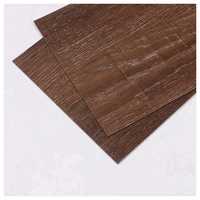Revêtement de sol LVT aspect bois, pose collée, étanche, en PVC, pour la décoration intérieure de maisons, bureaux et hôtels