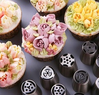 Fabrik 27 Stück Set Russian Icing Piping Bag Cupcake Icing Tips Kuchen Dekorations werkzeuge Kit Back zubehör