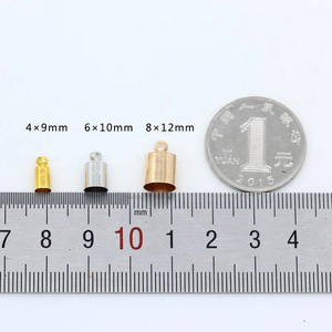 <b>Copper</b> Tassel Caps Round Plated For <b>Bracelet</b> Making Jewelry Findings Set Accessories - Product Image 4