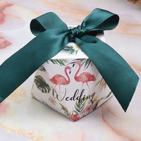Nouvelle Arrivée En Gros Logo Personnalisé De Luxe Bonbons Sucrés Chocolat Pour La Fête De Mariage Avec Ruban Boîte D'emballage En Papier