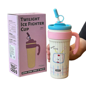 Gobelet isotherme en acier inoxydable grande capacité, design haut de gamme, nouveau modèle Big <span class=keywords><strong>Mac</strong></span>, thermos portable pour étudiants et occasions spéciales - Product Image 4