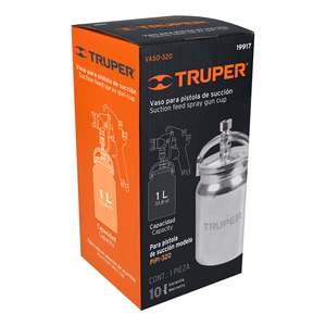 Tazza di alluminio di ricambio VASO-320 per il tipo di alimentazione a pressione PIPI-320 - Product Image 1