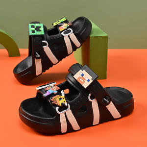 Sandales Heyun Minecraft pour enfants, bleu marine, antidérapantes, pour l'été, la plage, pour garçons et adolescents - Product Image 3