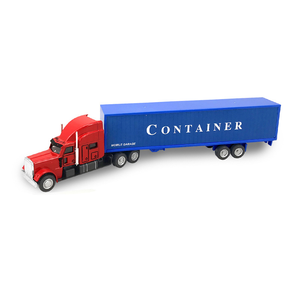 Jinming <strong>Best</strong> Selling Die Cast Truck Alloy Metal Free Wheel <strong>Car</strong> Toy with 2 Small <strong>Cars</strong> Container Truck Toy <strong>Set</strong> - Product Image 4