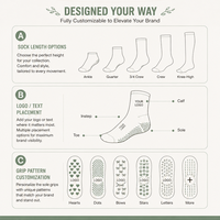 Chaussettes de yoga antidérapantes en coton pour femmes avec grip en silicone pour le yoga, le pilates et le fitness, respirantes, antidérapantes, avec logo personnalisé