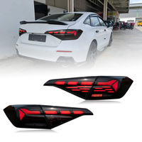 Feux arrière LED modifiés HOSI pour Honda Civic 11e génération FE berline 2022-2025 avec clignotants séquentiels