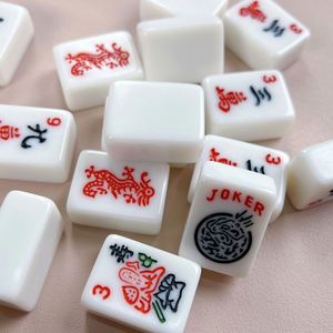 166 Pieces 30mm <b>Melamine</b> Eco-Friendly American Jewish Western Mahjong Tiles <b>Set</b> for International Entertainment Use - Product Image 4