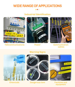 E1000 Pro <strong>Label</strong> <strong>Maker</strong> Industrial Portable Printing <strong>Machine</strong> 6mm 9mm 12mm Handheld Heat Transfer <strong>Label</strong> Printer Cable <strong>Label</strong> <strong>Maker</strong> - Product Image 6