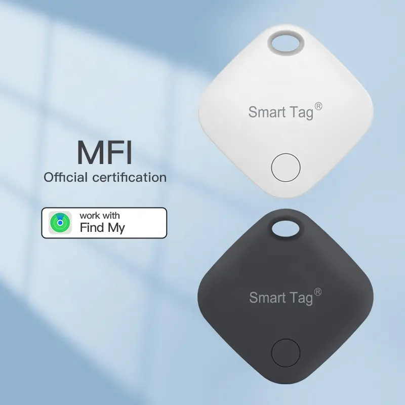 RSH Airtag MFI Certified Key Finder Waterproof Mini Pet Locator Satellite Real Time Tracking GPS Tracker for Apple Find My