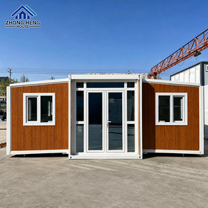 <span class=keywords><strong>Villa</strong></span> Modulaire Préfabriquée de Luxe 20/40 pieds, Maison Conteneur Extensible Moderne Triple-Fonctionnelle avec 2 Chambres pour Hébergement de Vacances en Station Balnéaire - Product Image 2