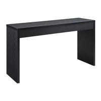 Fabrication en Chine Table console noire classique de style moderne personnalisée Table étroite de couloir Table d'appoint d'entrée