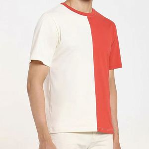 Camisetas de Algodón 100% Personalizadas para Hombre, Estilo Moderno de Verano, Color Sólido, Alta Calidad - Product Image 4