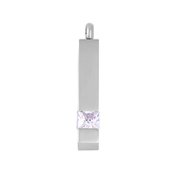 Urna Funeraria Infantil Ortodoxa de Acero Inoxidable con Cristal