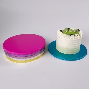 SunShine Square <b>Cake</b> <b>Board</b> and Drums in Assorted Colors 3mm Thickness for Sturdy Hard <b>Cake</b> <b>Board</b> - Product Image 2