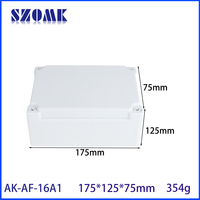 Szomk extérieur Ip67 boîte de jonction étanche boîte à pilules boîte de jonction électrique en plastique 175x125x75mm