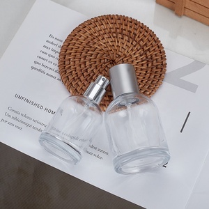 30 мл 50 мл 100 мл круглый стеклянный флакон для духов с крышкой - Product Image 2
