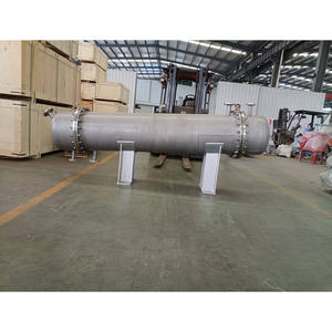 מותאם אישית ss316l נירוסטה מותאם בפני קורוזיה צינור פגז טיטניום מעבה חום מעבה - Product Image 5