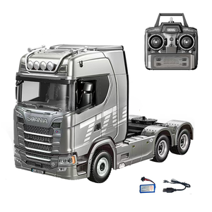 Gran Oferta Camión <span class=keywords><strong>de</strong></span> Aleación HUINA 1501 <span class=keywords><strong>SCANIA</strong></span> RC <span class=keywords><strong>de</strong></span> <span class=keywords><strong>Juguete</strong></span> Escala 1/18 con Remolque Licenciado 770S Coche <span class=keywords><strong>de</strong></span> Control Remoto 2.4G Juguetes Incluye Cargador - Product Image 1