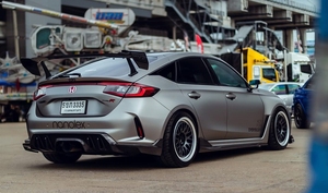ชุดแต่งคาร์บอนไฟเบอร์แห้ง สำหรับ Honda <span class=keywords><strong>Civic</strong></span> <span class=keywords><strong>Type</strong></span> <span class=keywords><strong>R</strong></span> FL5 ปี <span class=keywords><strong>2023</strong></span> 2024 2025 ประกอบด้วยลิ้นหน้า สเกิร์ตข้าง ดิฟฟิวเซอร์หลัง และสปอยเลอร์ - Product Image 2