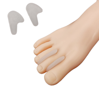Silicone Toe Spacer Relieve Bunion Corn Callus Pain Overlapping Toe Spreader Cushions Foot Bunion Separator Corrector