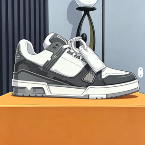 Chaussures décontractées à enfiler haut de gamme, doublure douce et moelleuse, tissu infroissable, chaussures pour un style de vie quotidien sans effort - Product Image 1