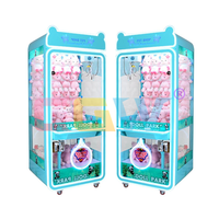 Machine de jeu de vente automatique de jouets en peluche CGW LUCKY STAR, machine d'arcade à griffes, vente chaude