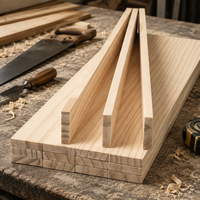 Madera de Pino Moderna, Lijada y sin Acabado, para Manualidades, Modelismo, Enmarcado y Pequeños Proyectos de Carpintería