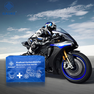 Gauke <span class=keywords><strong>German</strong></span> DIN 13167 <span class=keywords><strong>Kit</strong></span> di pronto soccorso Standard per il ciclismo e la moto - Product Image 1