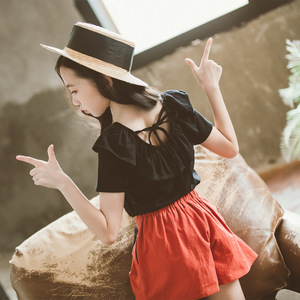 T-shirts pour enfants, boutique pour filles, 2 ensembles de robes chemises pour filles, acheter directement auprès du fabricant chinois - Product Image 4