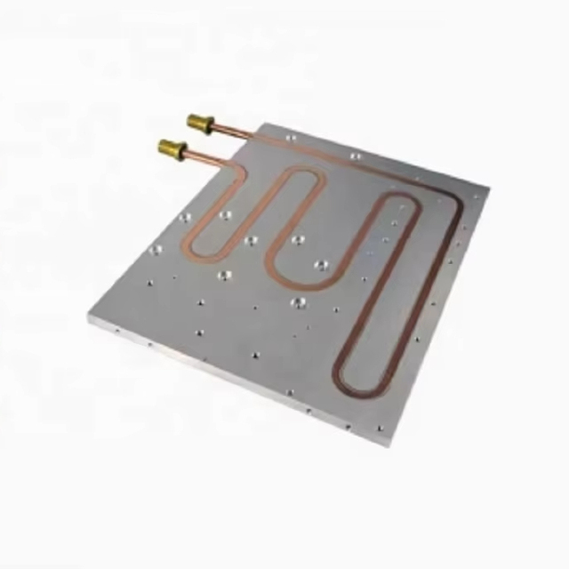 square Microchannel Fin Liquid Cooling Plate Aluminum Water Cooled Heat Sink Factory Direct Supply with Oem Customization