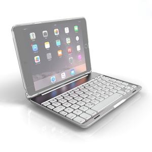 Clavier sans fil en alliage d'aluminium rétroéclairé coloré de haute qualité F8SM+ pour ordinateur portable, compatible avec iPad Mini USB, nouveau - Product Image 1
