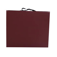 Boîte cadeau pliante en papier kraft avec logo personnalisé imprimé, gaufrée, pour cosmétiques, avec décoration de luxe