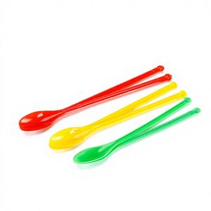 Cuillère à médicaments double tête en plastique PP, outil de <span class=keywords><strong>laboratoire</strong></span> - Product Image 5