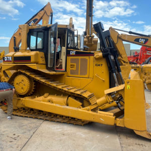 Bulldozer Caterpillar D7R usado de alta calidad a la venta Bulldozer automático con componentes básicos que incluyen cojinete de motor y motor - Product Image 1