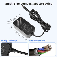 Adaptador Universal AC-DC 15v 2a 30W, Fuente de Alimentación con Entrada AC100-240v y Salida 30w 0.8/1/1.2/2/3A para Tiras LED y Cámaras