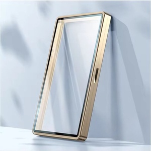 Étui populaire en aluminium pour cartes, avec couvercle en verre trempé et protection UV, pour présentoir de cartes sportives - Product Image 1