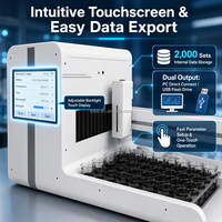 Analyseur de pH automatique pour tests en lot, avec auto-étalonnage et nettoyage, conforme GLP, pour textiles, cuir, eau, produits pharmaceutiques, contrôle qualité alimentaire et laboratoire