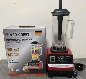 Peralatan Dapur Sc-1589 8000W 2 In 1 Meja Profesional Mixer Komersial Tugas Berat Blender Crest Perak