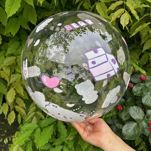 Vente en gros épaissir 24 pouces ballons flottants transparents personnage de dessin animé <span class=keywords><strong>Mario</strong></span> Bobo ballons pour jouet de décoration de fête d'anniversaire - Product Image 2
