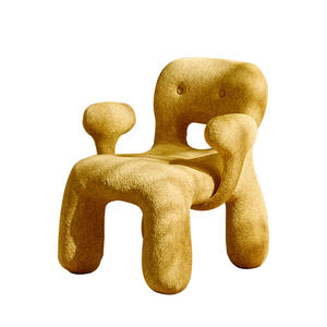 เก้าอี้โซฟาเดี่ยวดีไซน์นอร์ดิก โครงสร้างนุ่มสบาย สไตล์โมเดิร์นมินิมอล สำหรับห้องนั่งเล่น ปรับแต่งได้ เป็นมิตรกับสิ่งแวดล้อม - Product Image 4