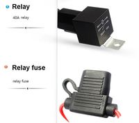 Kit de câblage de relais pour éclairage de travail LED de voiture 12V 30A, interrupteur marche/arrêt pour phare antibrouillard HID, lampe LED, bande lumineuse longue, projecteurs tout-terrain